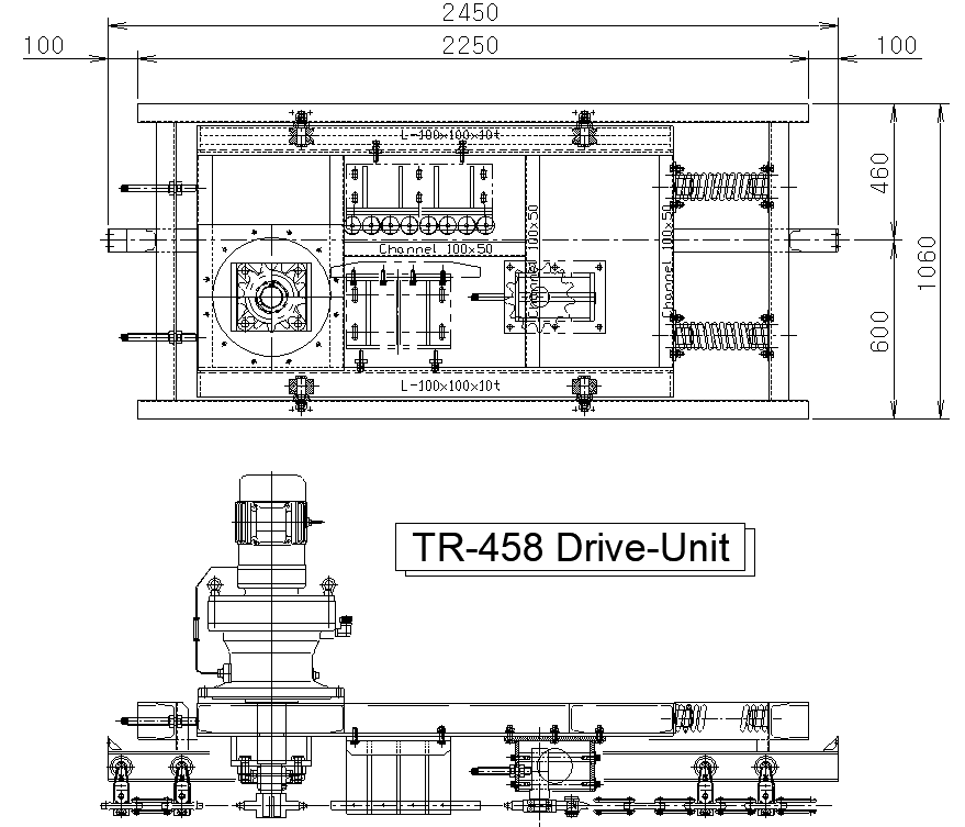 TR-458구동부(싸이크로감속기 타입)